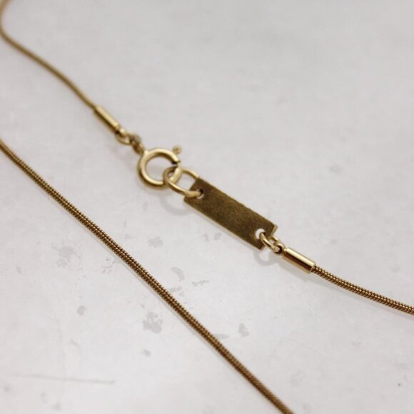 Isabel Marant Teal Quartz Stone Pendant Necklace - Picture 3 of 4